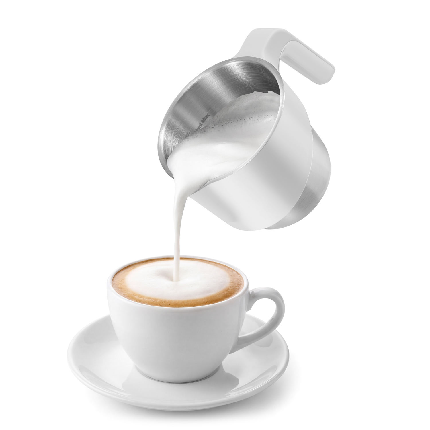 Spieniacz MilkyJug White – do 160 ml pianki i 400 ml ciepłego mleka
